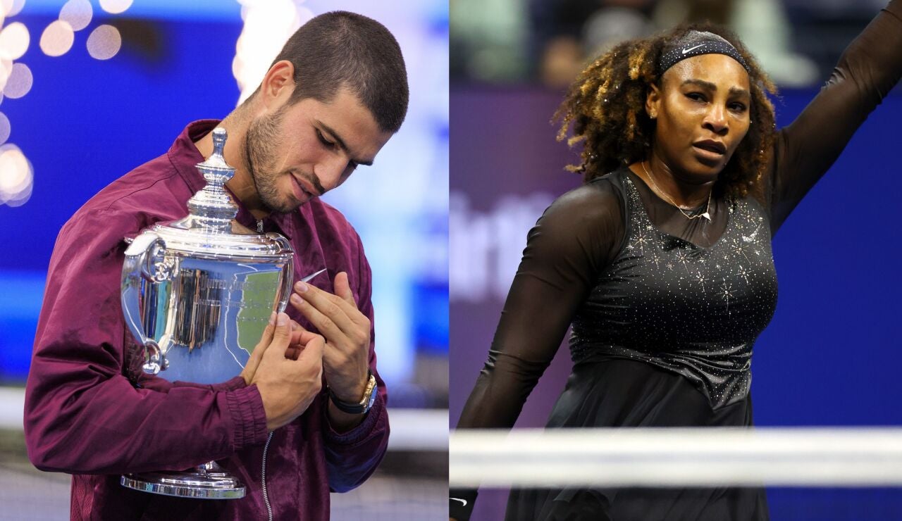 Alcaraz y Serena Williams