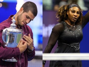 Alcaraz y Serena Williams