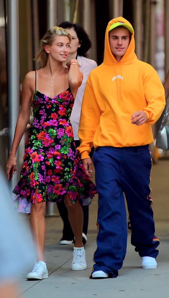 Justin y Hailey Bieber en 2018