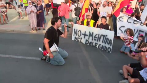 Imagen de la manifestaci&oacute;n vecinal en Loma Colmenar