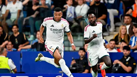 Mbappé y Vinícius, en acción ante el Espanyol Mbappé y Vinícius, en acción ante el Espanyol