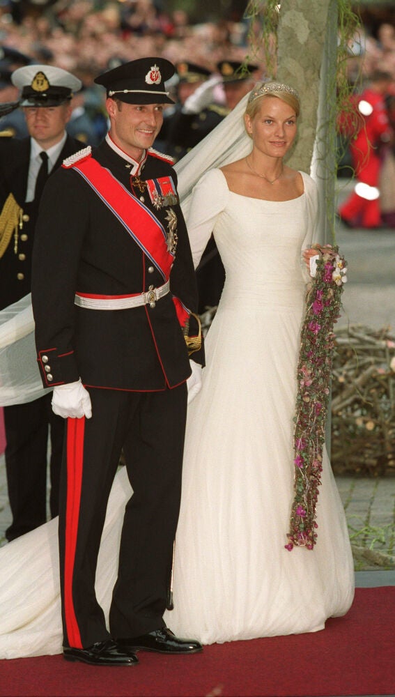 Haakon y Mette-Marit el día de su boda