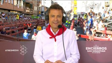 Javier Gallego, en el primer encierro de San Sebasti&aacute;n de los Reyes