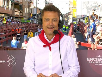 Javier Gallego, en el primer encierro de San Sebasti&aacute;n de los Reyes