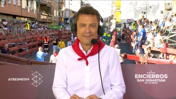 Javier Gallego, en el primer encierro de San Sebasti&aacute;n de los Reyes