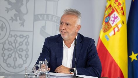 El ministro de Pol&iacute;tica Territorial y Memoria Democr&aacute;tica, &Aacute;ngel V&iacute;ctor Torres