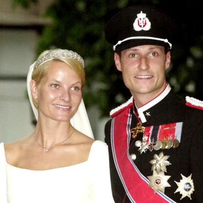Haakon y Mette-Marit el día de su boda