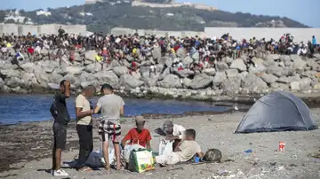 Migrantes en Ceuta Migrantes en Ceuta