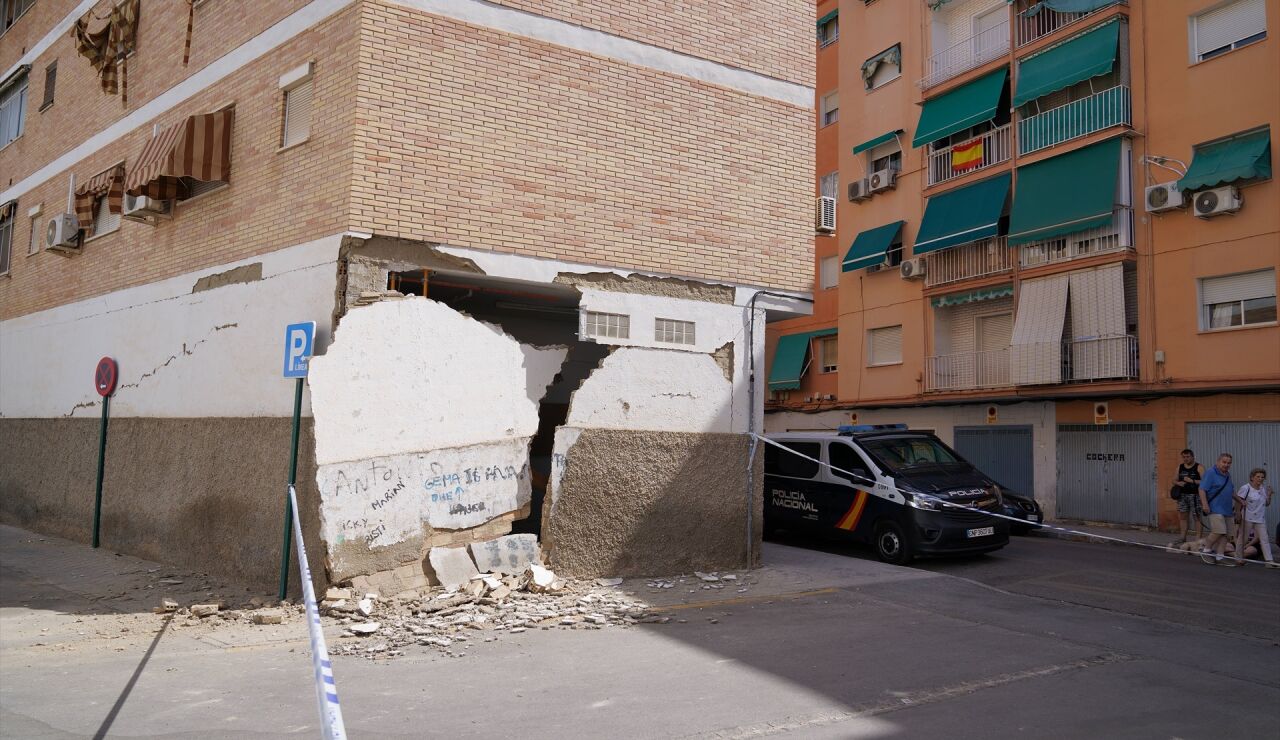 Imagen de los destrozos causados por el terremoto del 18 de agosto