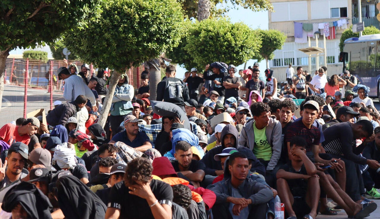 Migrantes en Ceuta