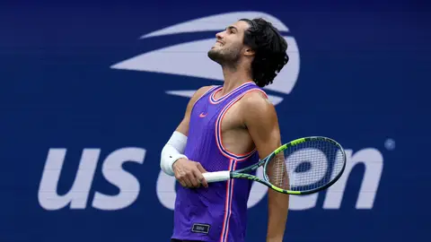 Carlos Alcaraz, en un partido del dobles mixto del US Open Carlos Alcaraz, en un partido del dobles mixto del US Open