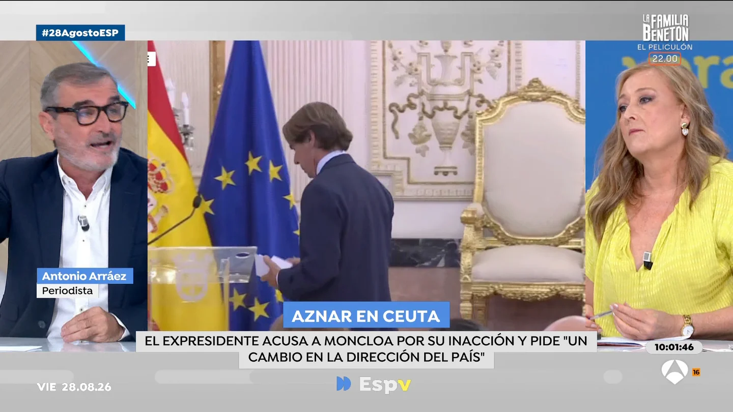 Rifirrafe entre Elisa Beni y Antonio Arráez por la visita de Aznar a Ceuta Rifirrafe entre Elisa Beni y Antonio Arráez por la visita de Aznar a Ceuta