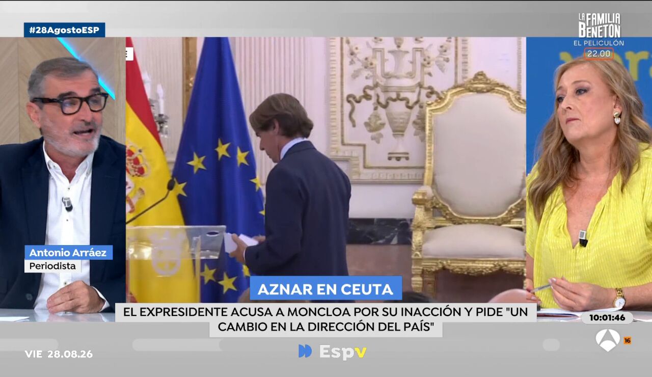 Rifirrafe entre Elisa Beni y Antonio Arr&aacute;ez por la visita de Aznar a Ceuta