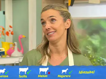 ¿Cuánto sabe de quesos Paula Monreal? Joseba Arguiñano la pone a prueba con este divertido juego ¿Cuánto sabe de quesos Paula Monreal? Joseba Arguiñano la pone a prueba con este divertido juego