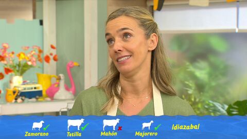 &iquest;Cu&aacute;nto sabe de quesos Paula Monreal? Joseba Argui&ntilde;ano la pone a prueba con este divertido juego