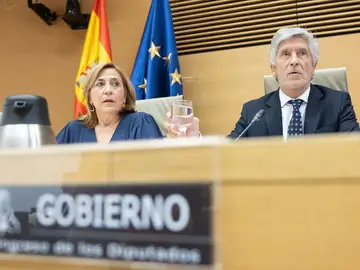 Marlaska llama al cese de la violencia en Ceuta y anuncia 35 millones para alargar espigones fronterizos Marlaska llama al cese de la violencia en Ceuta y anuncia 35 millones para alargar espigones fronterizos