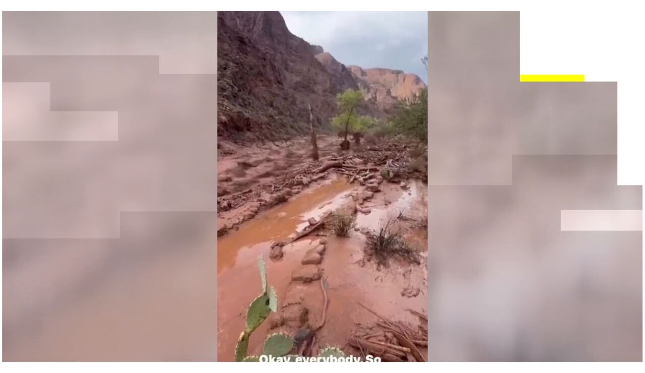 Inundaciones en el Gran Ca&ntilde;&oacute;n del Colorado