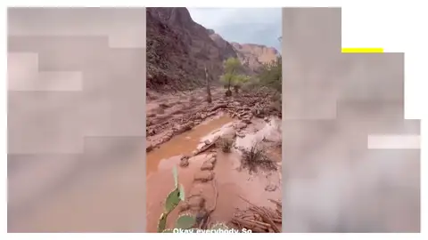 Inundaciones en el Gran Cañón del Colorado Inundaciones en el Gran Cañón del Colorado