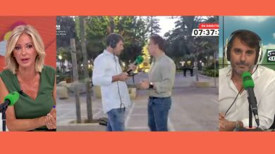Rafa Latorre, con Susanna Griso tras su estreno: 