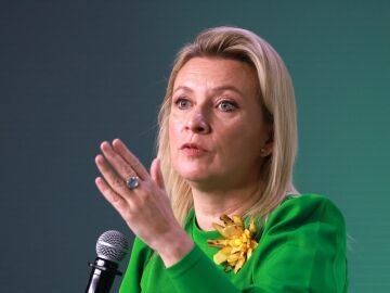 La portavoz del Ministerio de Exteriores de Rusia, Maria Zajarova.