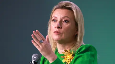 La portavoz del Ministerio de Exteriores de Rusia, Maria Zajarova. La portavoz del Ministerio de Exteriores de Rusia, Maria Zajarova.