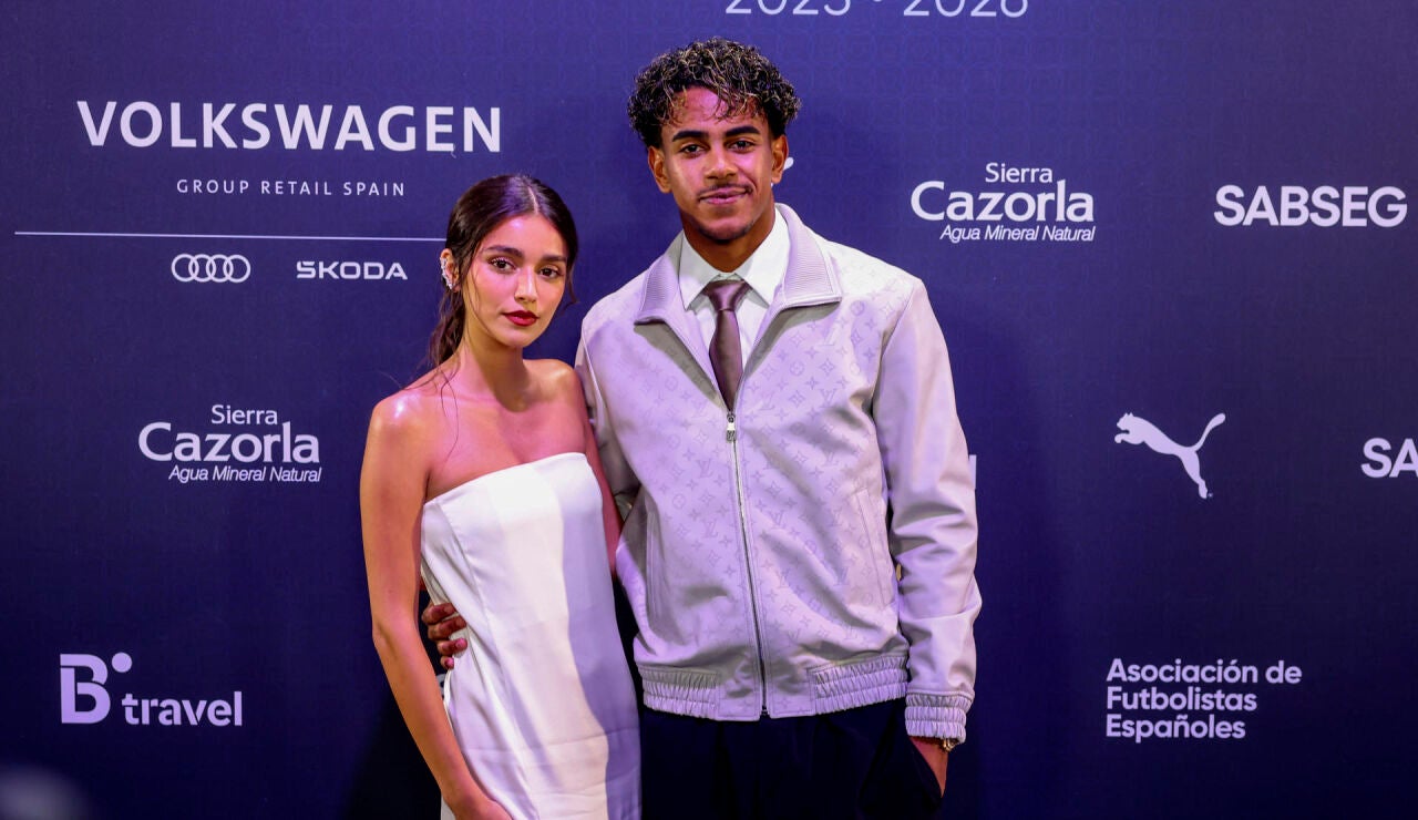 Lamine Yamal en los premios AFE