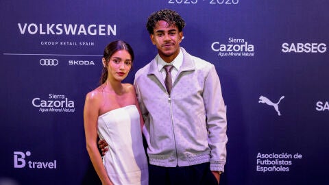 Lamine Yamal en los premios AFE
