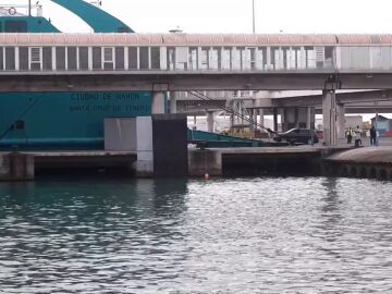 Ferry en el puerto de Algeciras