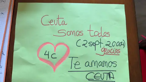 Cartel de apoyo a Ceuta Cartel de apoyo a Ceuta