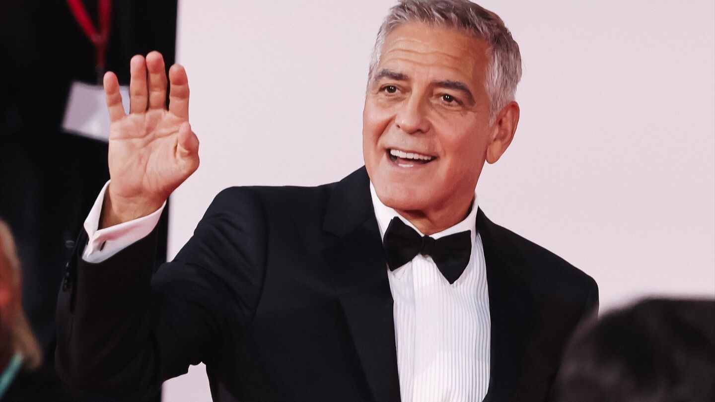 George Clooney en el Festival de Venecia.