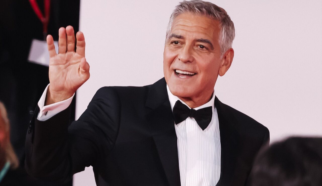 George Clooney en el Festival de Venecia.