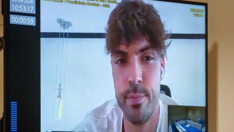 Ra&uacute;l Asencio durante el juicio