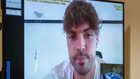 Raúl Asencio durante el juicio Raúl Asencio durante el juicio