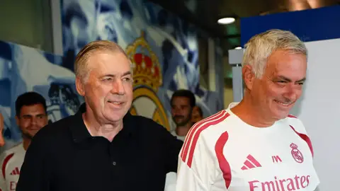 Ancelotti, una visita especial para el Real Madrid de Mourinho Ancelotti, una visita especial para el Real Madrid de Mourinho