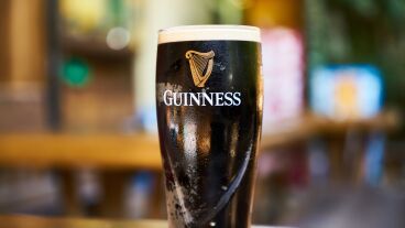 Imagen de archivo de un pinta de Guinness