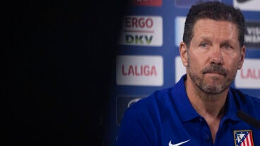Diego Pablo Simeone en rueda de prensa
