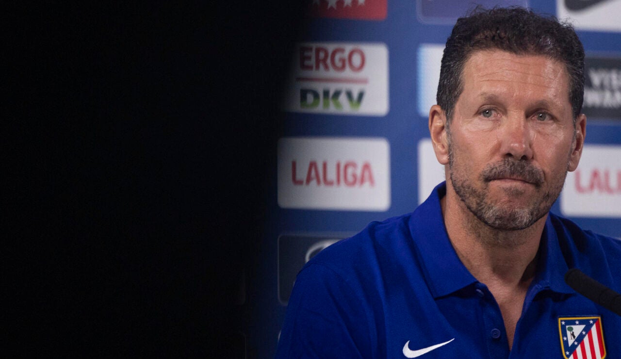 Diego Pablo Simeone en rueda de prensa