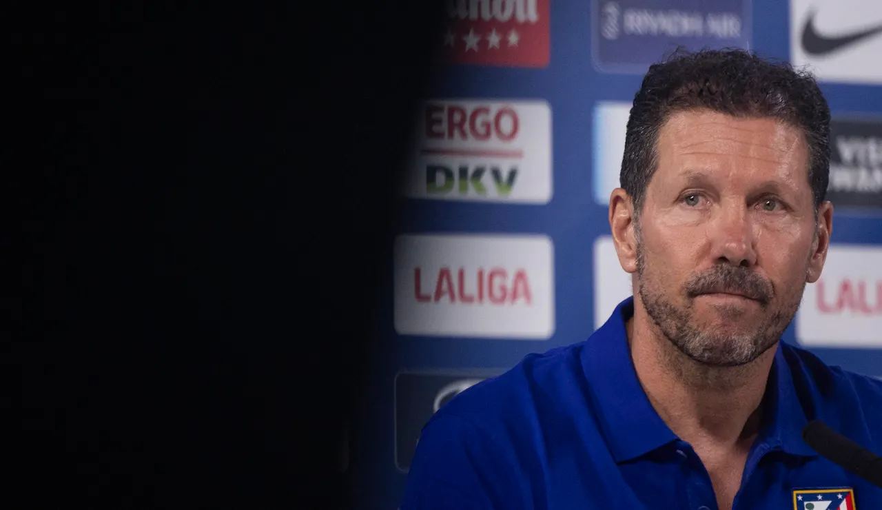 Diego Pablo Simeone en rueda de prensa
