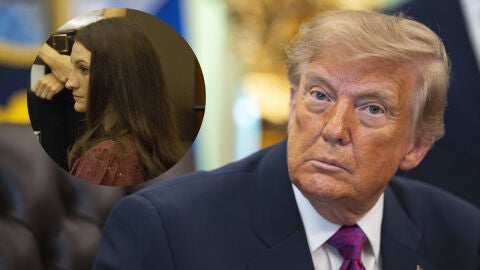 Trump reacciona al juicio de Donald Trump reacciona al juicio de Lindsay Clancy