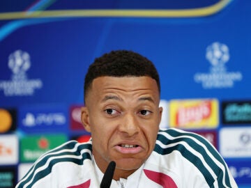 Kylian Mbapp&eacute;, en rueda de prensa