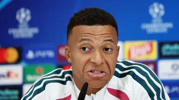 Kylian Mbappé, en rueda de prensa Kylian Mbappé, en rueda de prensa
