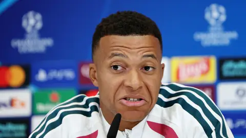 Kylian Mbappé, en rueda de prensa Kylian Mbappé, en rueda de prensa