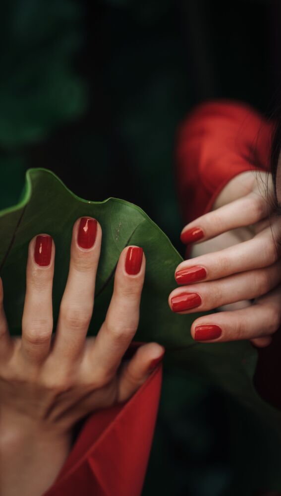 Manicura roja