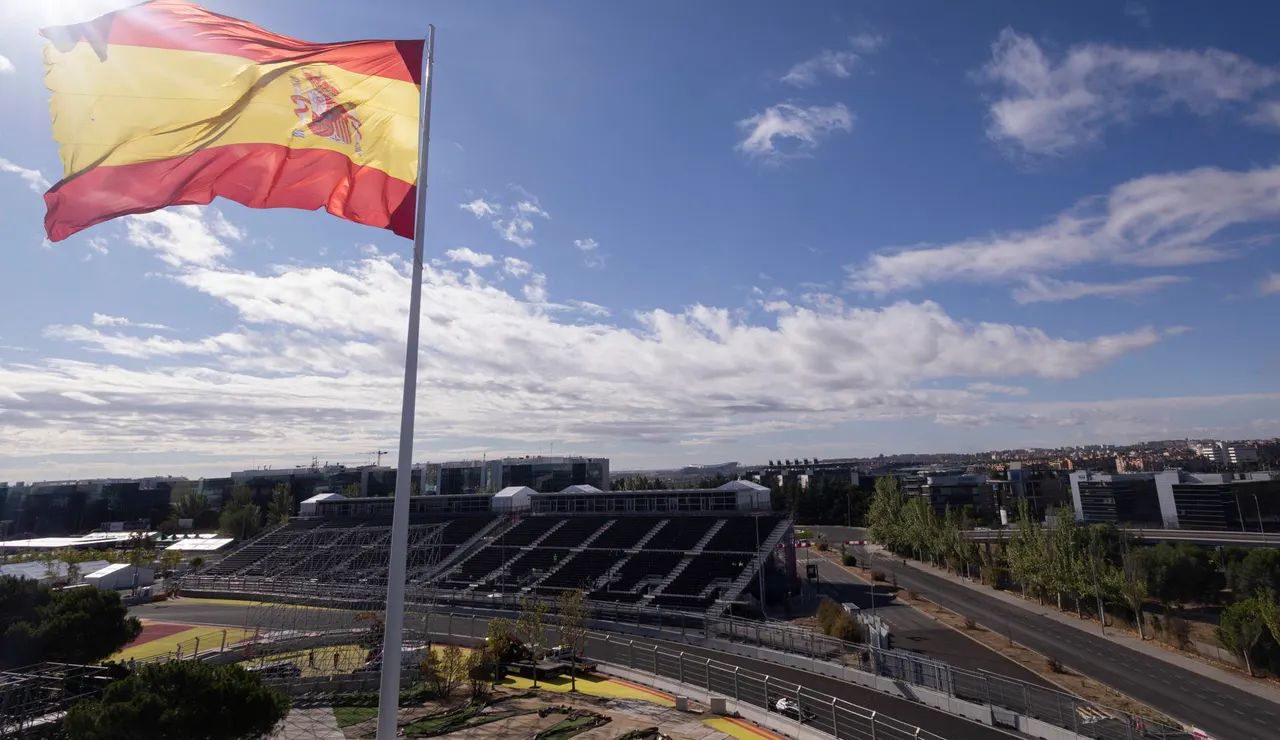 Imagen del nuevo trazado de 'Madring', circuito completamente nuevo que del próximo 11 al 13 de septiembre acogerá el Gran Premio de España