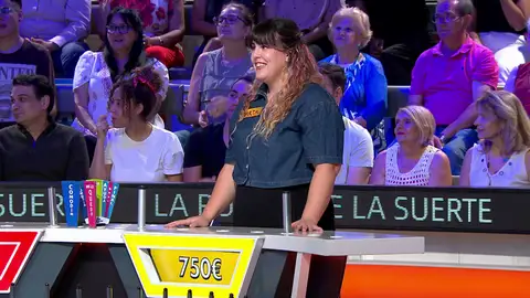 Marta en La ruleta de la suerte Marta en La ruleta de la suerte