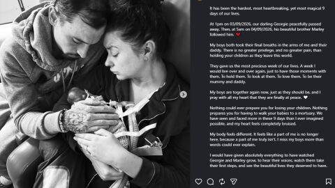 Publicación de Instagram de Holly Ditchfield