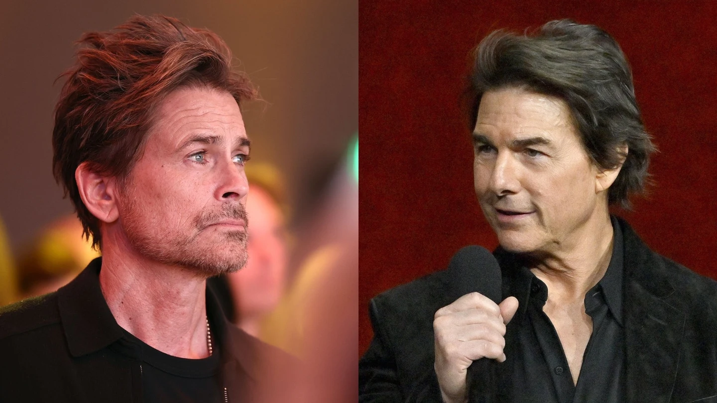 Rob Lowe y Tom Cruise Rob Lowe y Tom Cruise