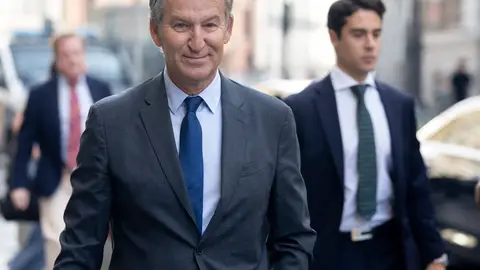 El presidente del PP, Alberto Núñez Feijóo, durante un desayuno informativo de Fórum Europa El presidente del PP, Alberto Núñez Feijóo, durante un desayuno informativo de Fórum Europa