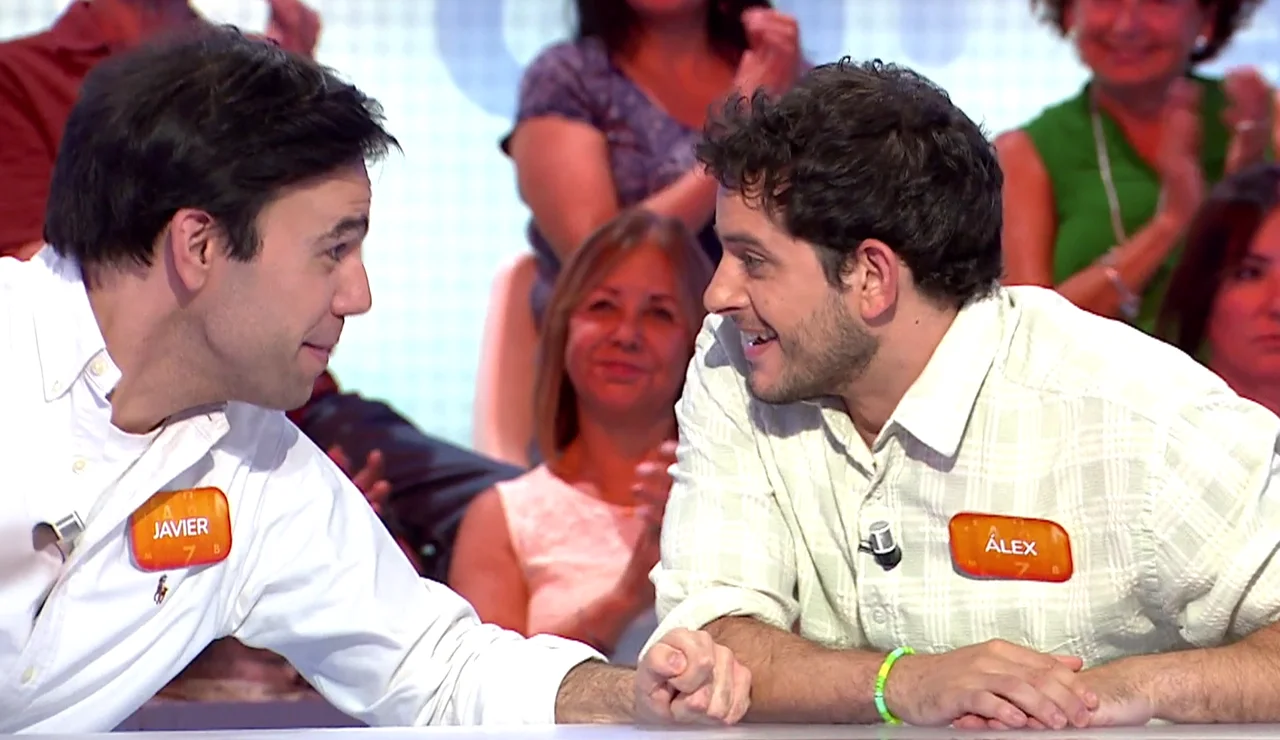 Javier y Álex Villazán en Pasapalabra