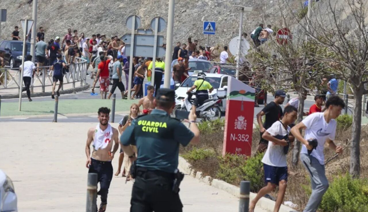 Imagen de archivo de la Guardia Civil en Ceuta